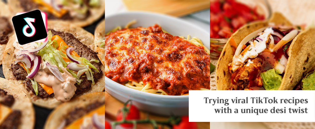 TikTok recipes. TikTok recipes with a desi twist.