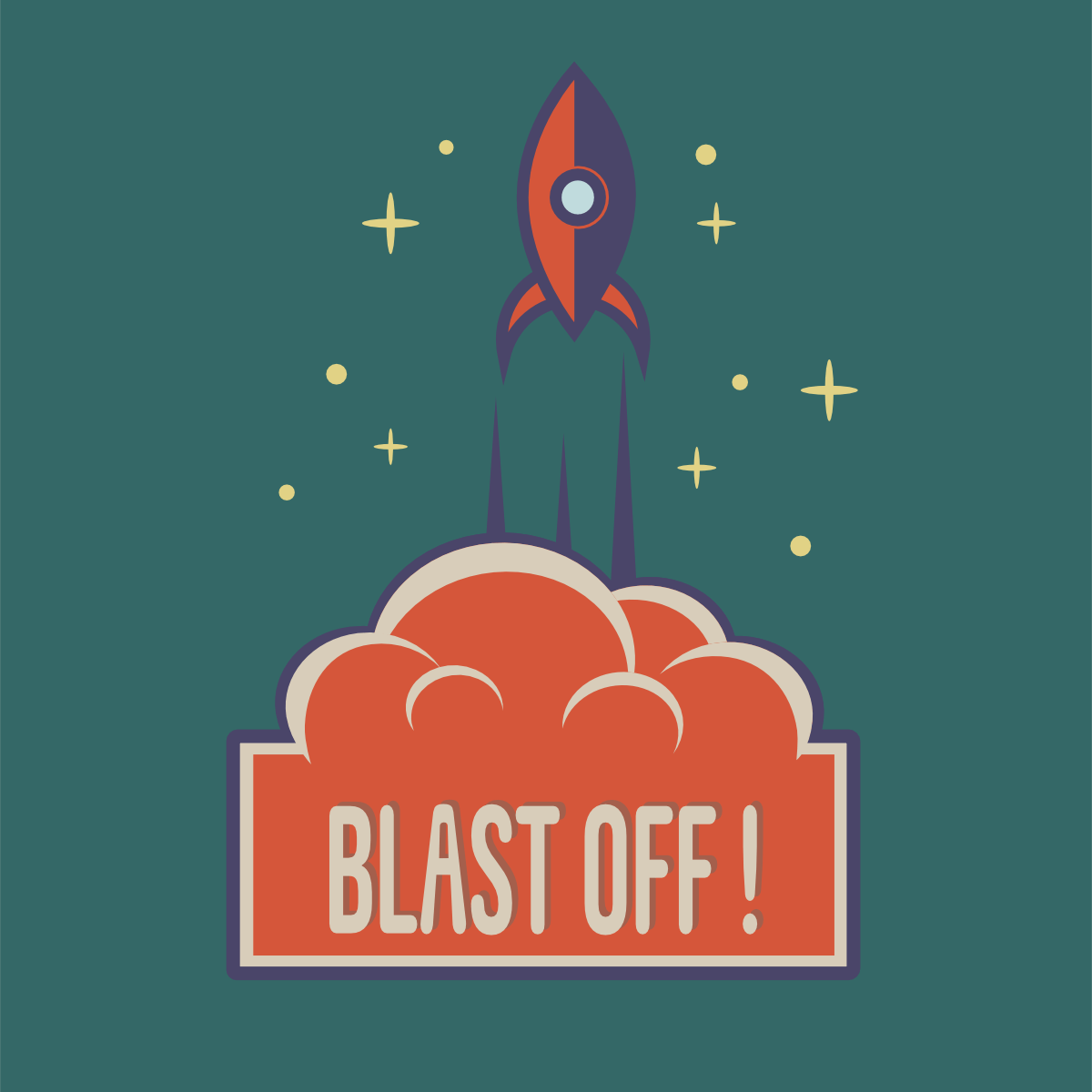 Logo Blast off!