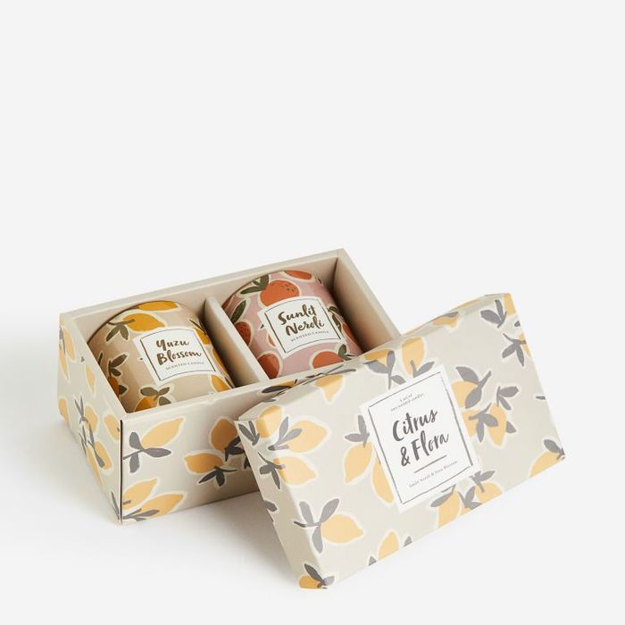 Vonná svíčka 2 kusy v dárkovém balení - Light beige