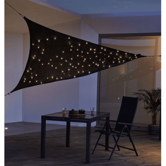 FLORABEST® Plachta se solárním LED osvětlením