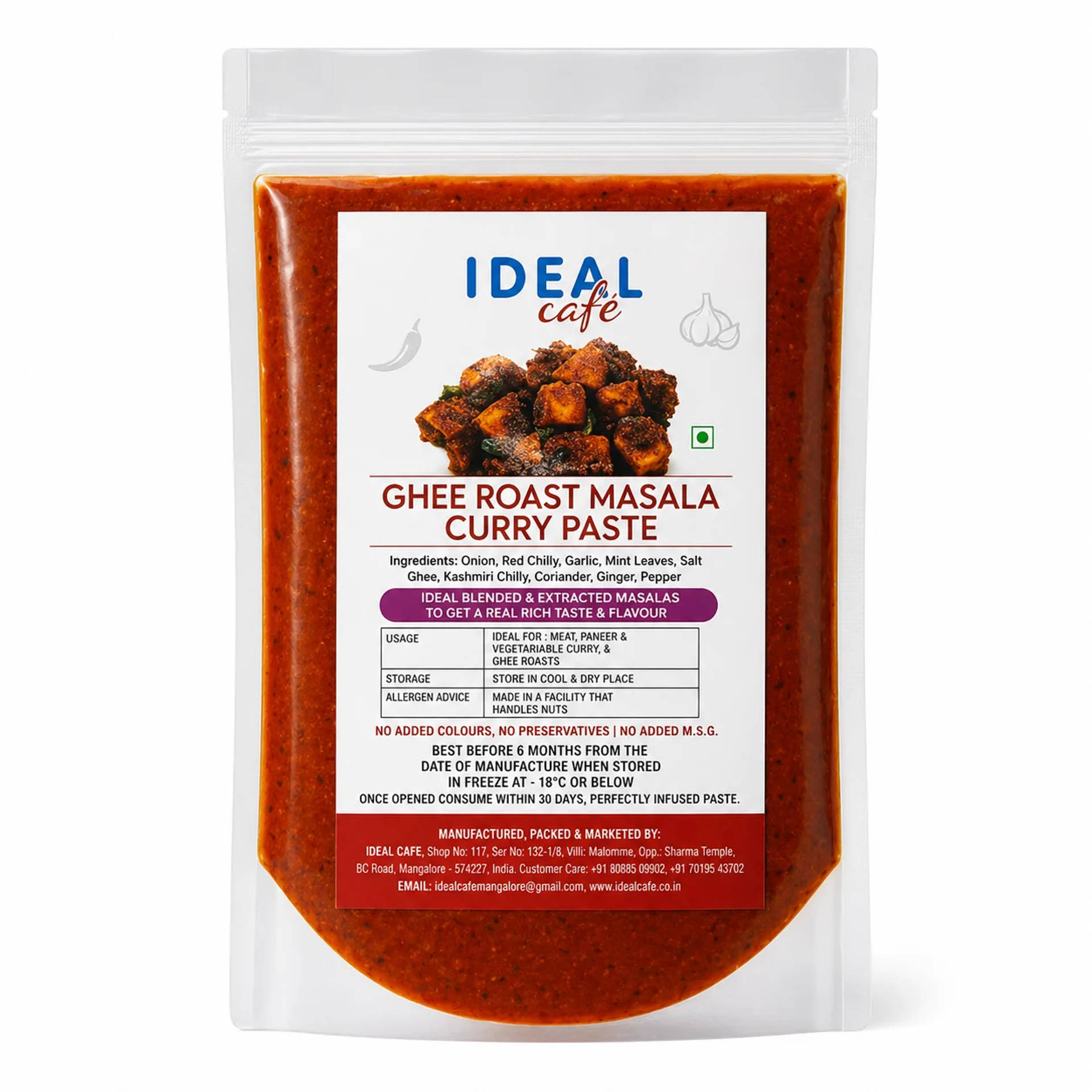 Ghee Roast & Bafat Masalas