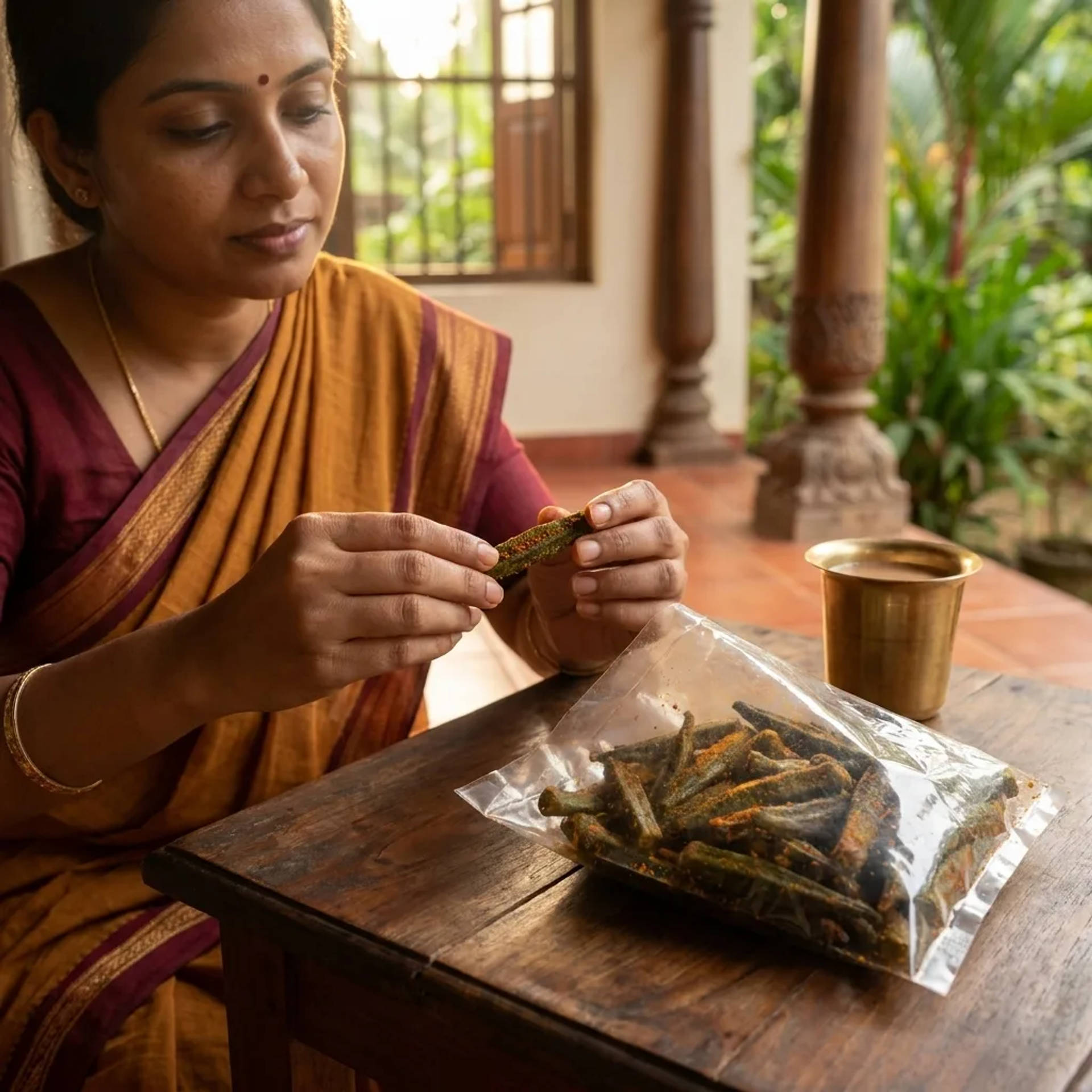 Air-Fried Bhindi - image 3