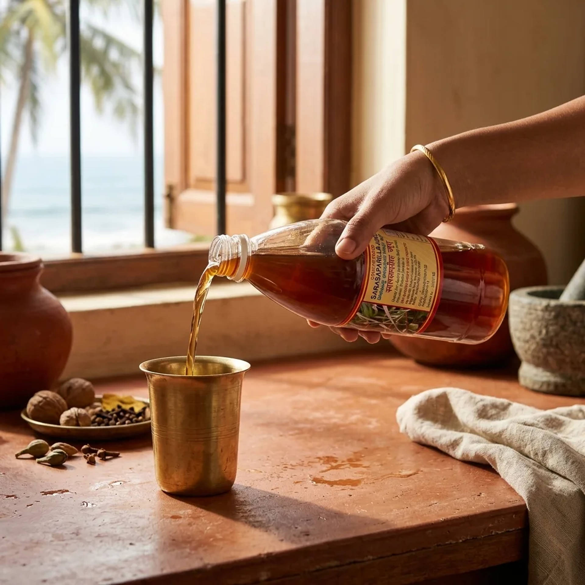 Ashoka Sarasaparilla Juice (Nannari) - image 2