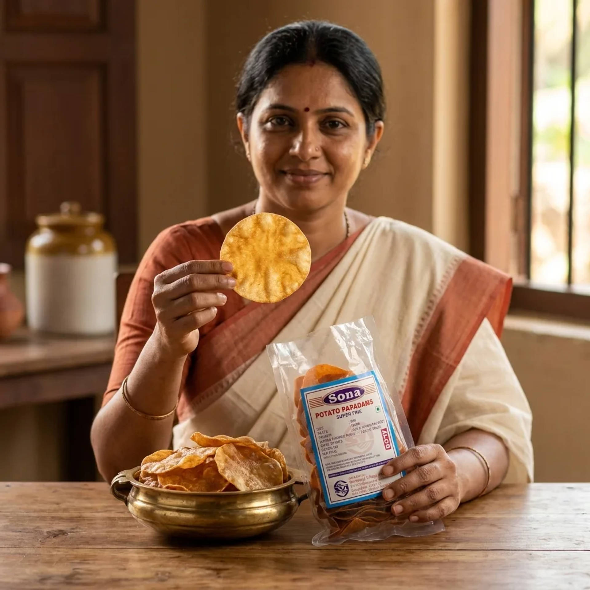 Sona Potato Papad - image 3
