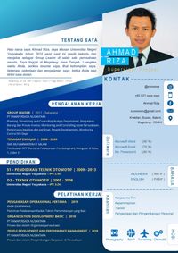 CV Ahmad Riza