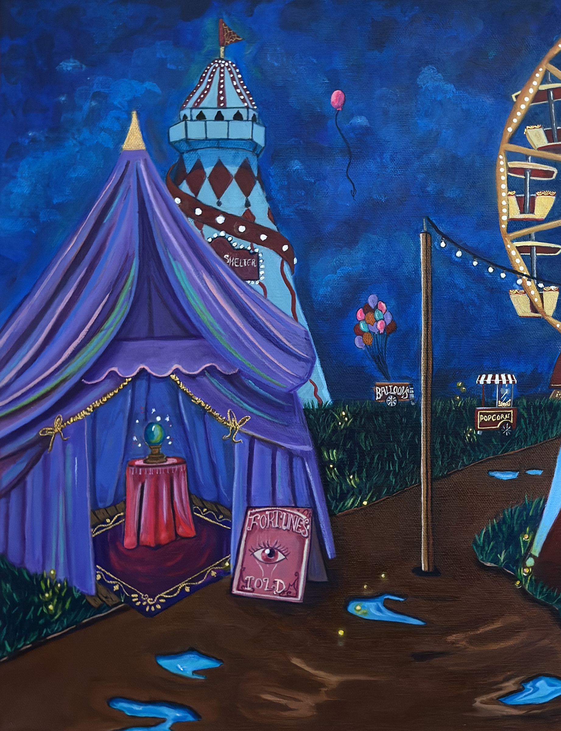Magic On The Midway (Version 2) Preview of Print