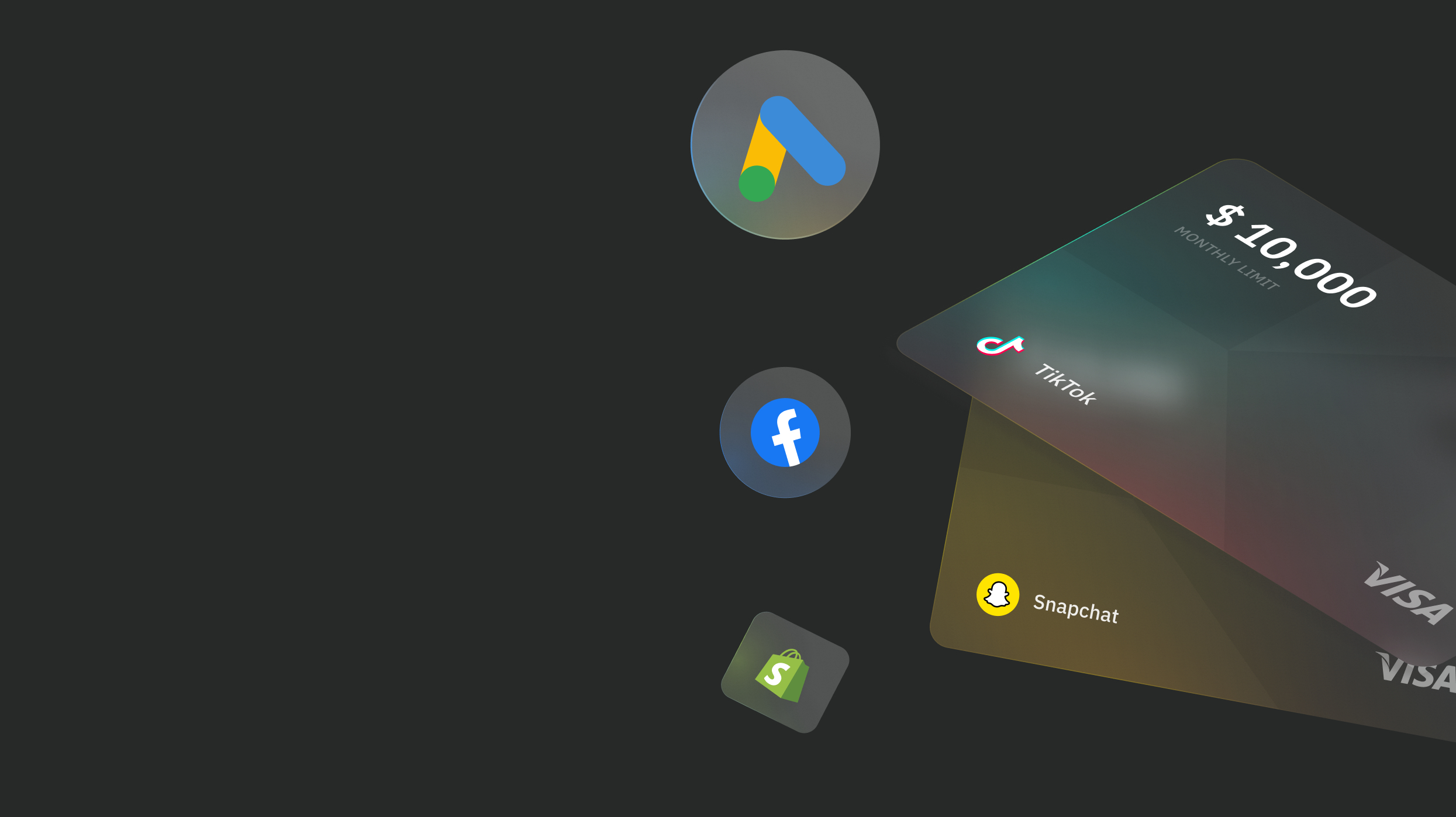 Virtual cards for Facebook Ads and Google Ads 💳 KARTA