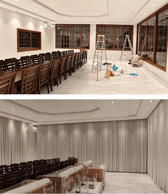 تركيب مجاري الستائر باستخدام مسامير الفراشة المتخصصة لأسقف الجبس