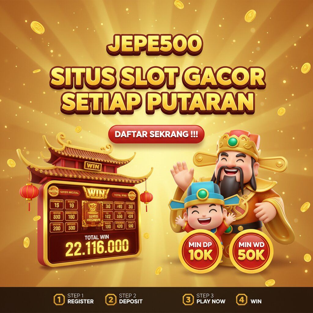 Jepe500 - Situs Slot Dana Deposit Mudah Main Slot Bet 200 Terbaik image 1