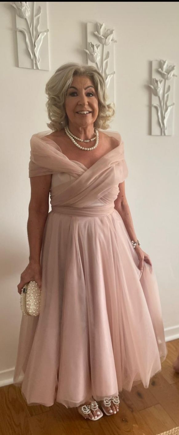 Mother of the shop bride overlay dress