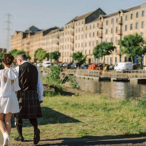 mini elopment wedding dress Glasgow
