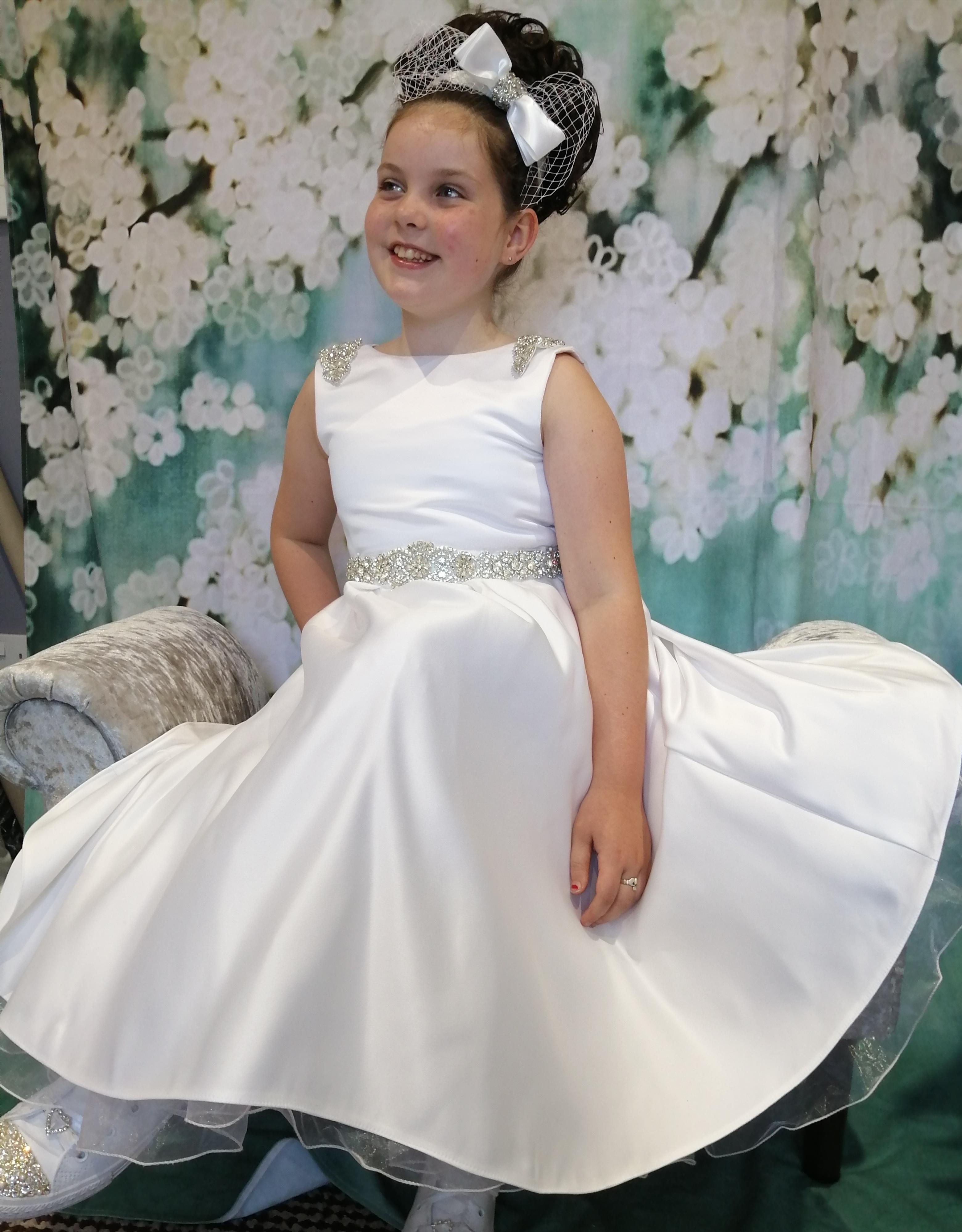 ballet length communion dresses