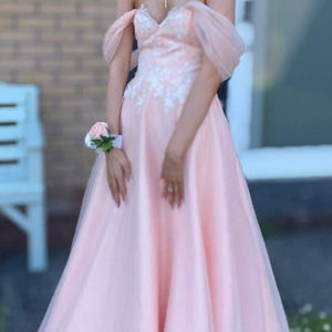 Magenta pink satin crepe prom dress. Made to measure in Glasgow