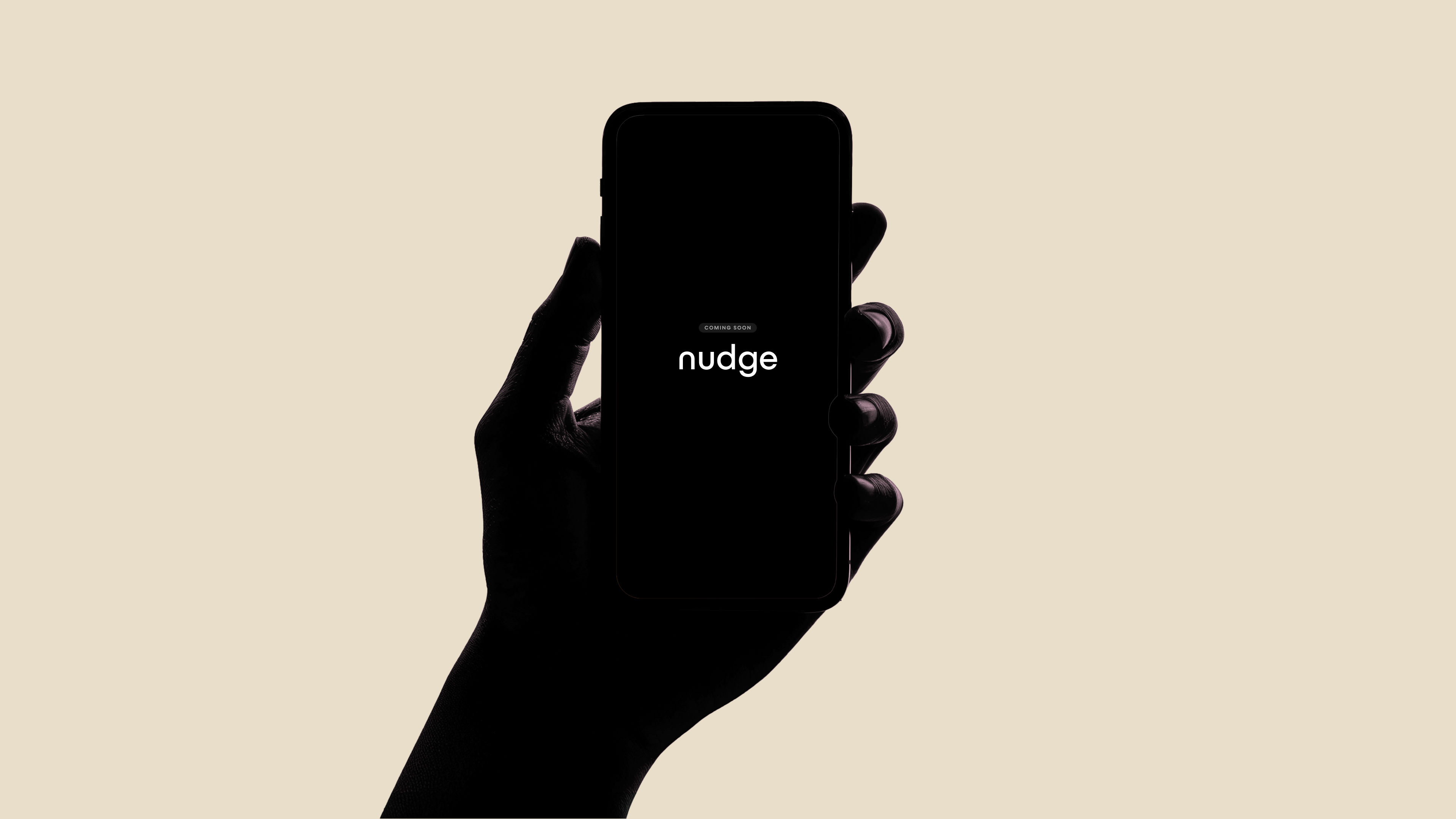Nudge app mockup