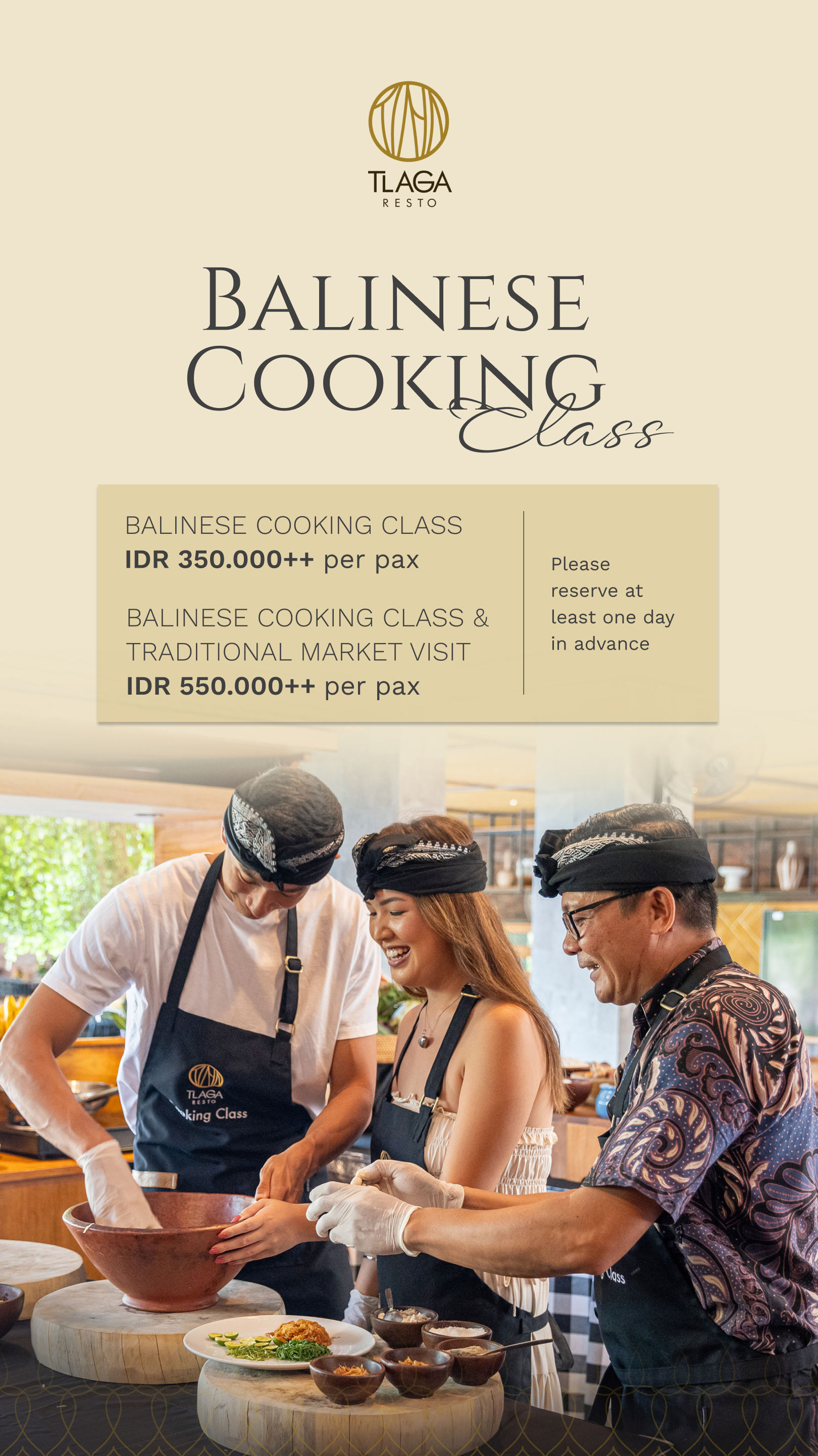 Cooking Class Flyer