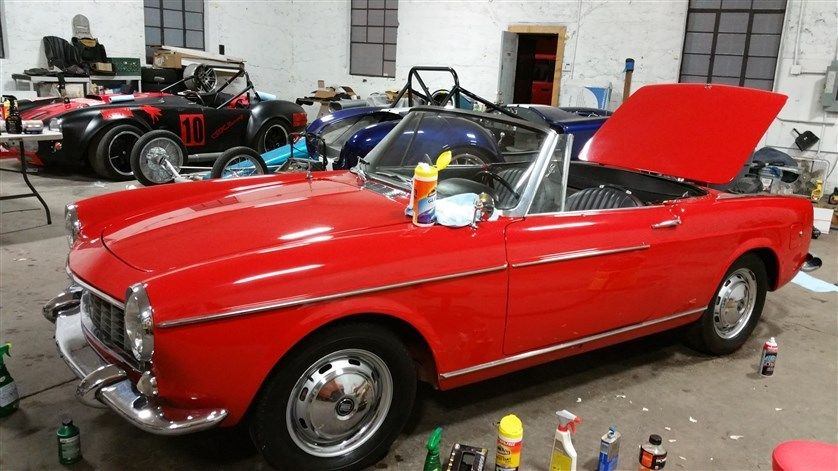 Scarce 1966 Fiat 1500 Soft Hardtop Cabriolet For Sale