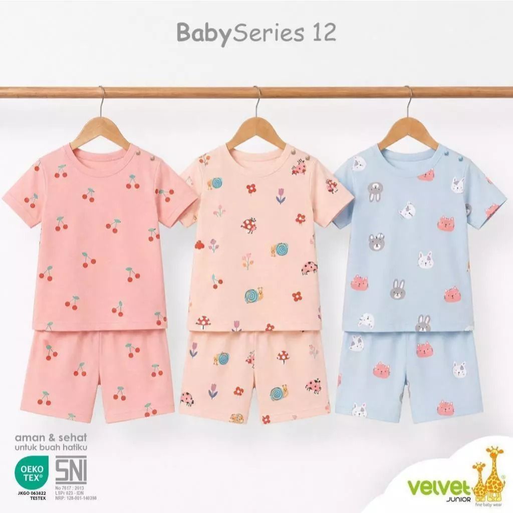VV 44.4 SML GIRL LITTLE GARDEN PDK PDK SETELAN VELVET
