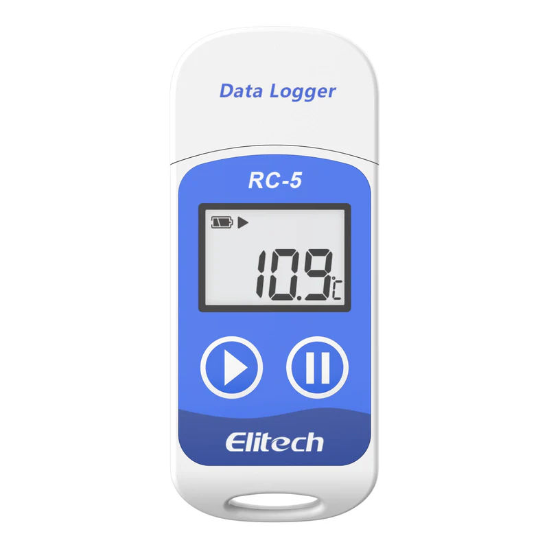 RC-5 USB Temperature Data Logger (32000 Recording Points) Temperature and Humidity Sensor (Pack of 1)