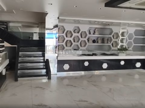 1450 Sq Ft Ground & mezzanine shop with 25 Ft Frontage in Nashik is offered for a long lease