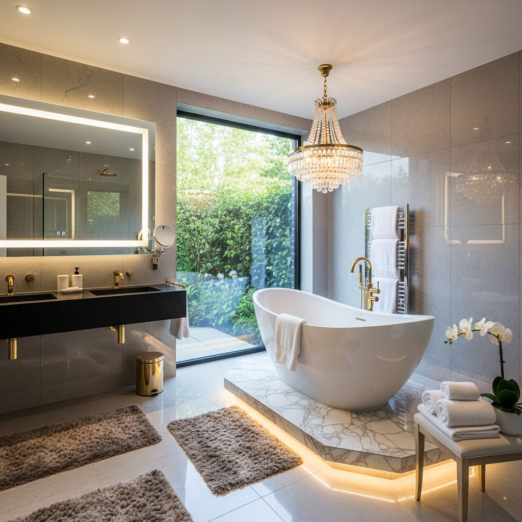 The Sanctuary Aesthetic: Decoding Bathroom Decoration Trends for Luxury Homes