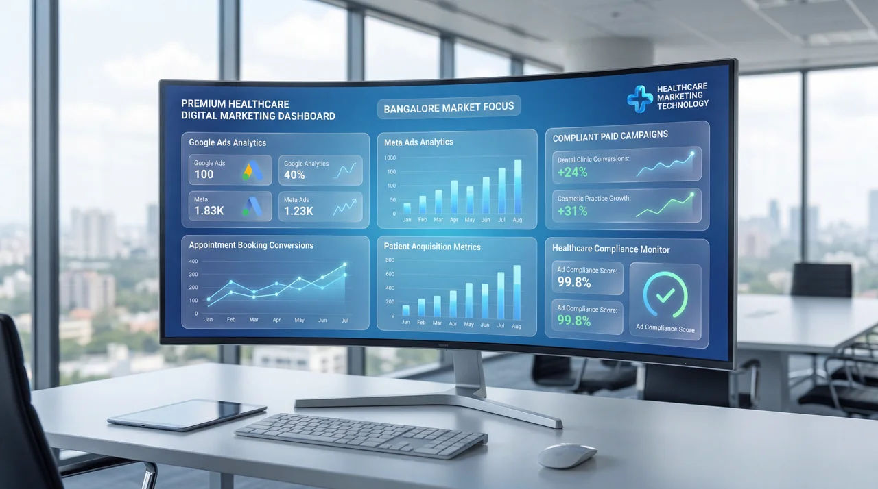 Healthcare digital marketing campaign build