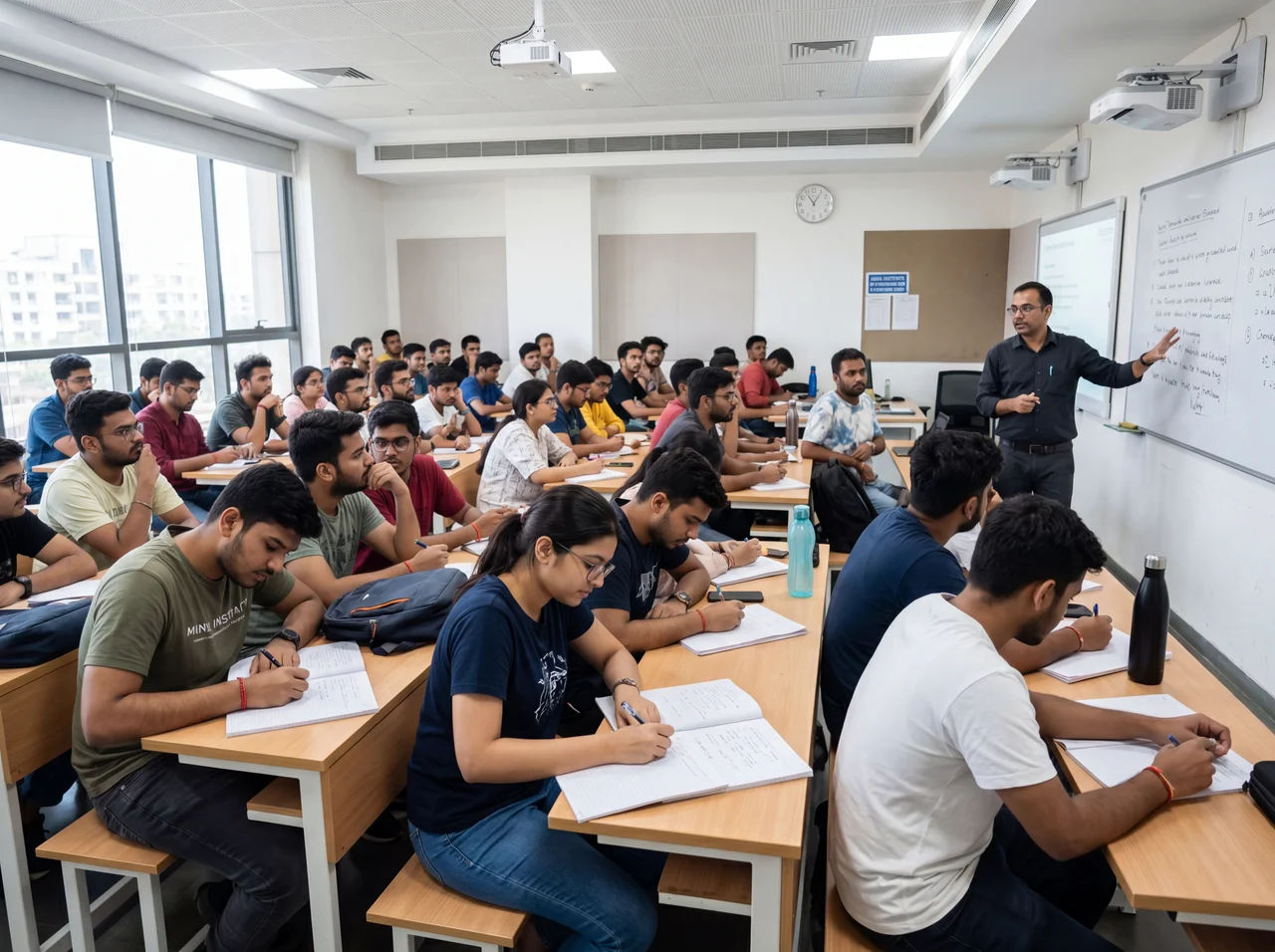 Coaching institute digital marketing in India showing Google Ads campaign for student acquisition and WhatsApp automation for lead conversion in education industry