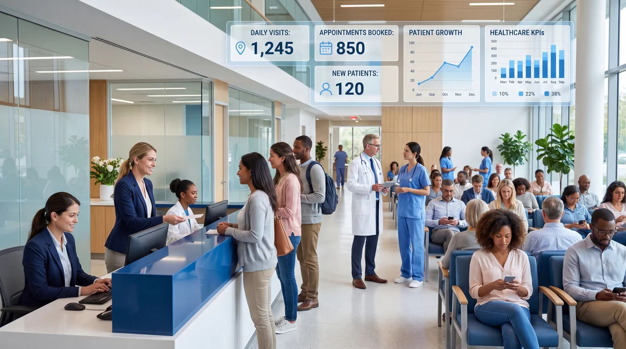 Healthcare marketing specialist building patient acquisition strategy for dental clinic