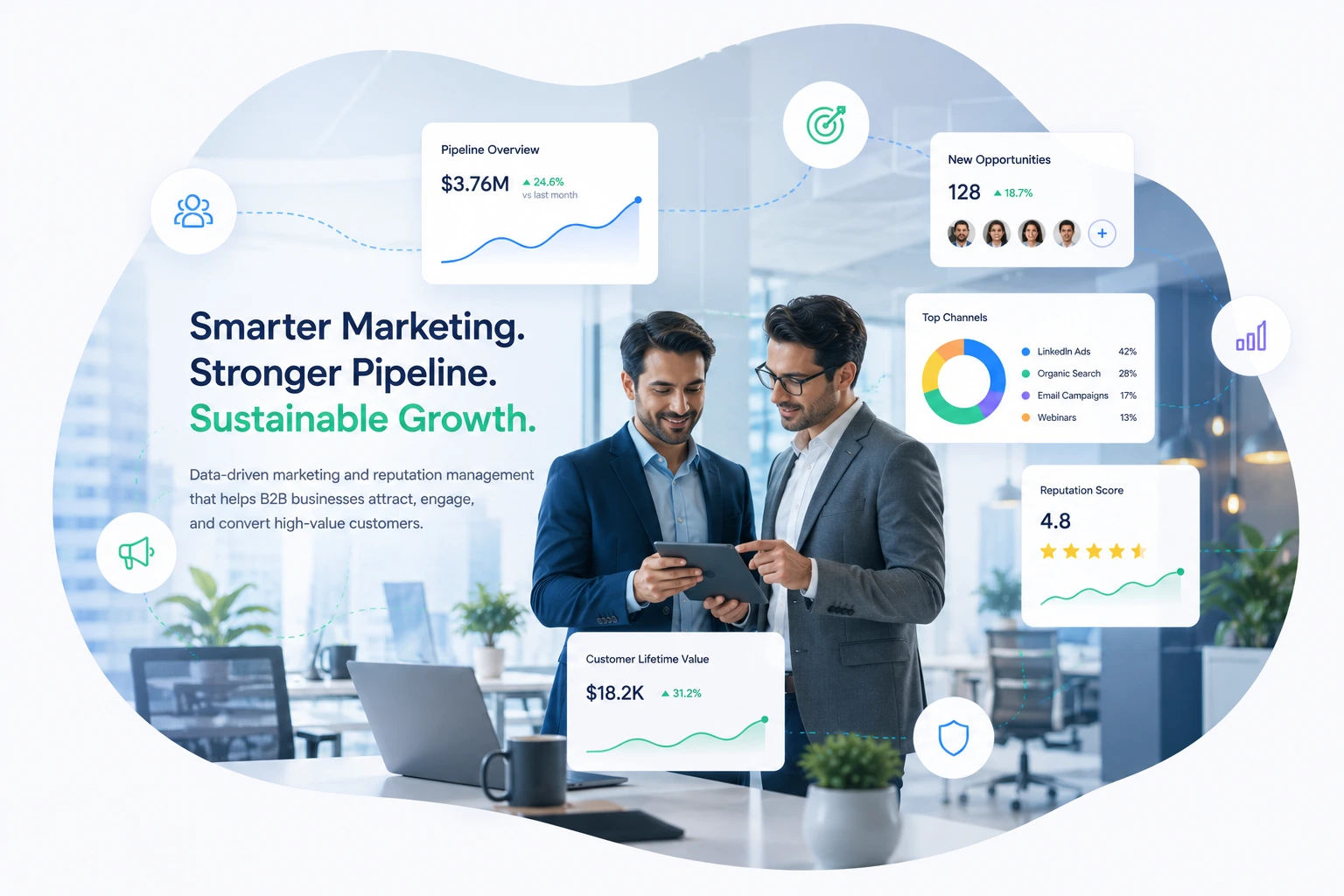 B2B SaaS trial to paid conversion automation India showing onboarding email WhatsApp sequence AI lead scoring and CRM integration for SaaS startup MRR growth