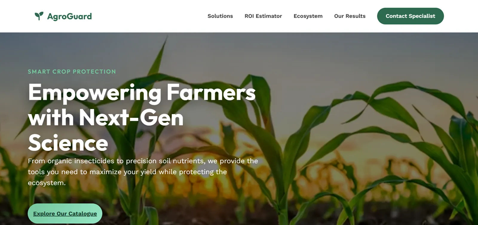 Agricultural pesticide products template