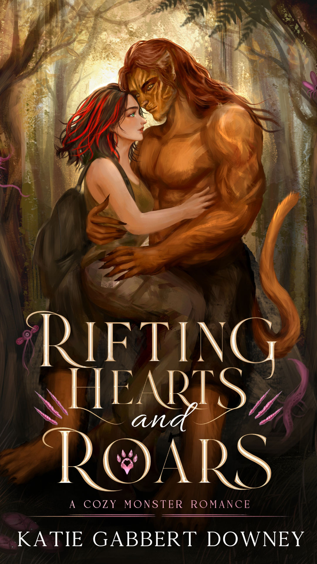 Rifting Hearts and Roars book cover by Katie Gabbert Downey