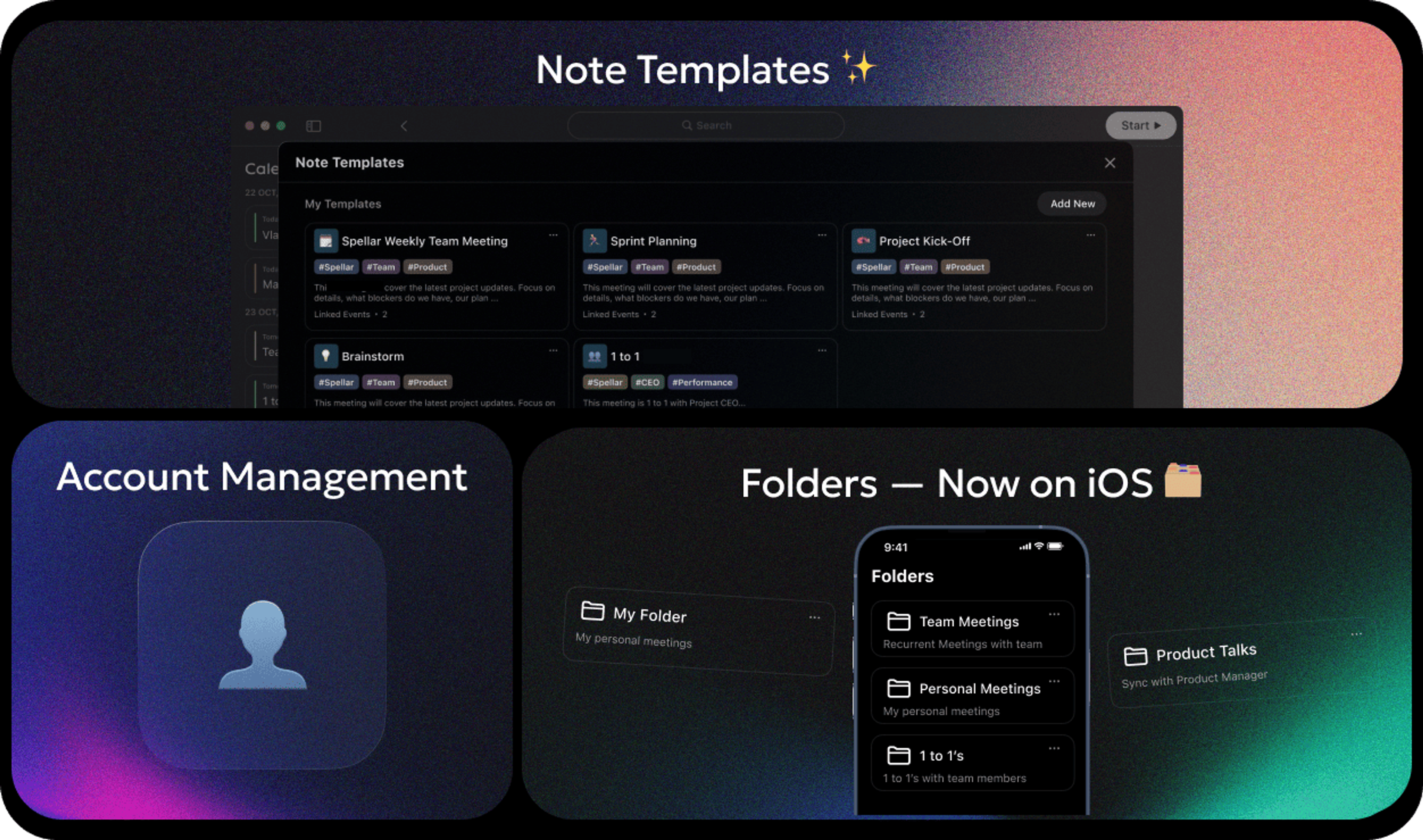 Templates, New iOS Design & Smarter Sync