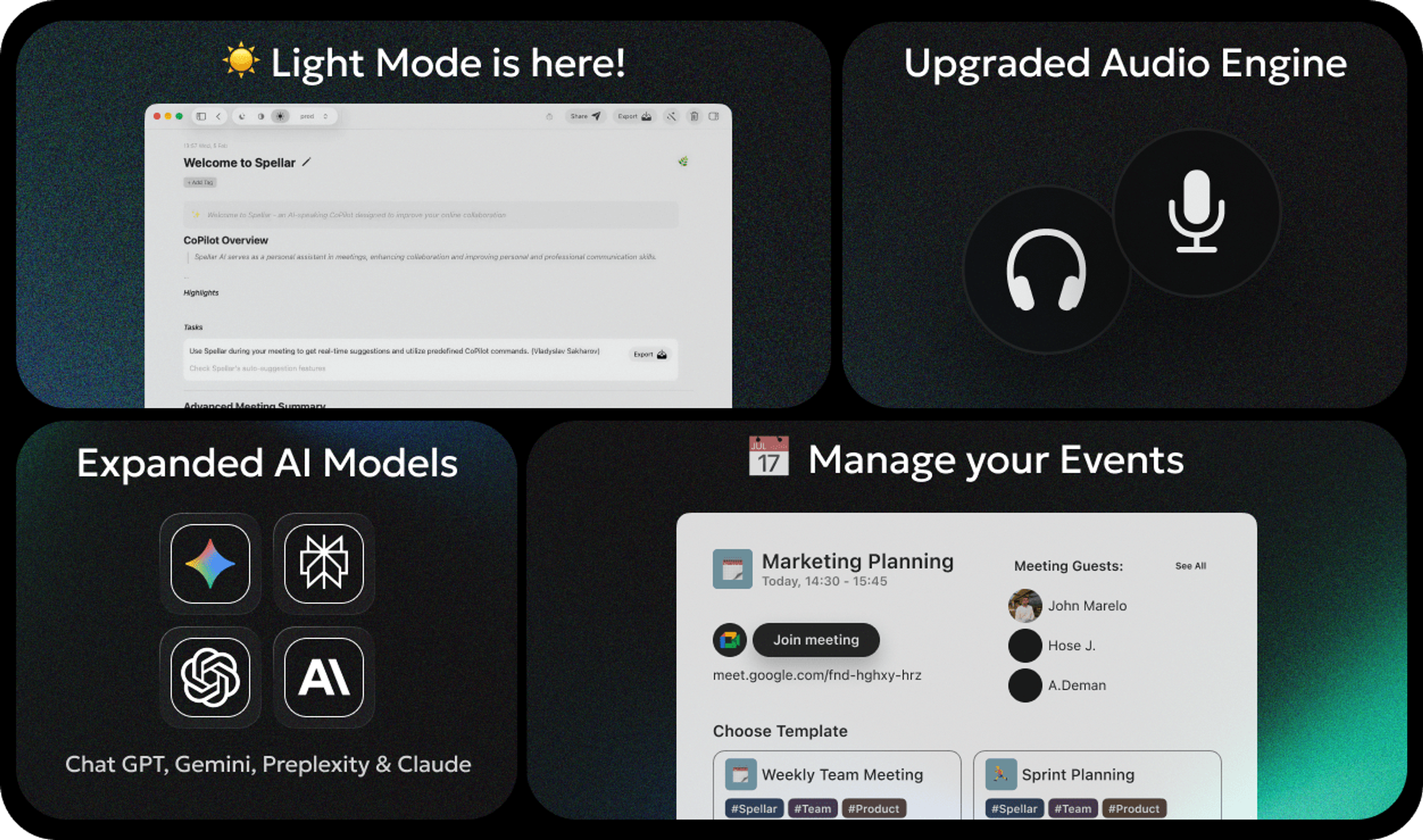 Light Mode, AI Engines & Audio Upgrade