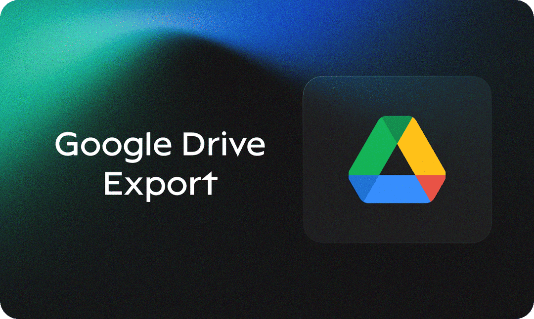 Google Drive Export & AI Summary Customization