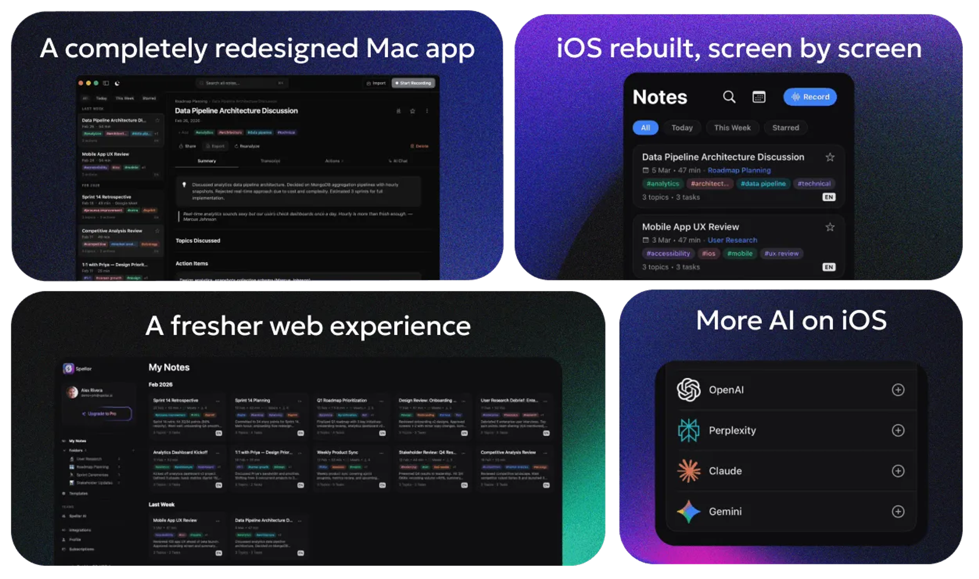 New Design System & Rebuilt Apps