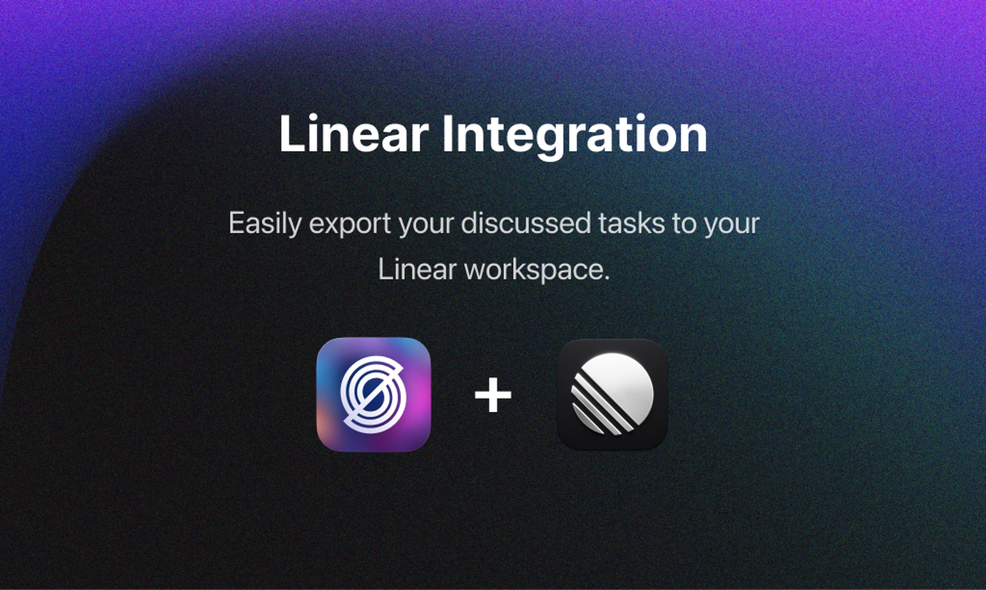Linear Integration
