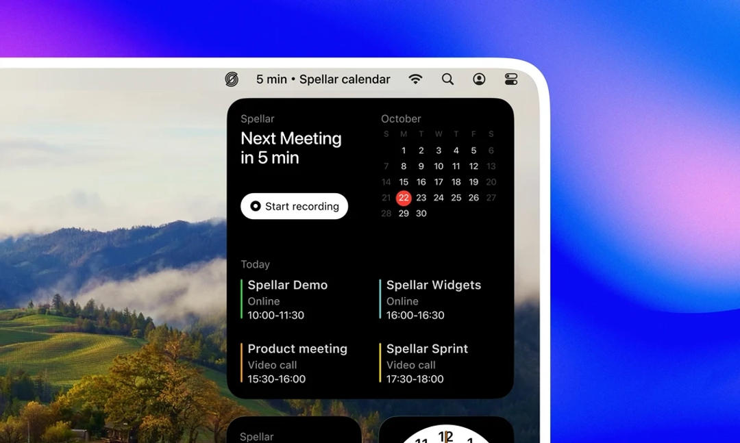 Calendar Widgets and Google Sign-In