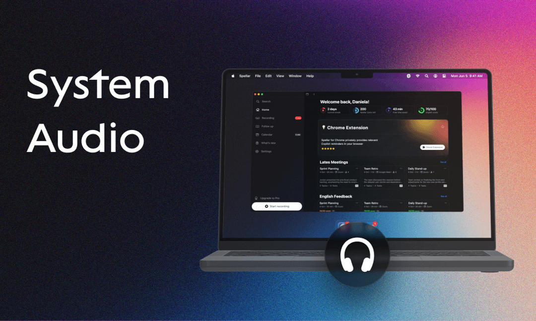System Audio, Weekly Digest, Meeting Summary Enhancement