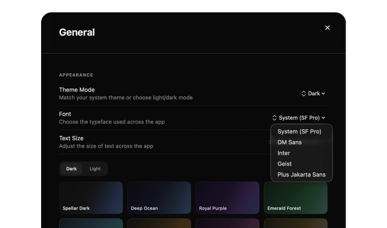 Custom fonts