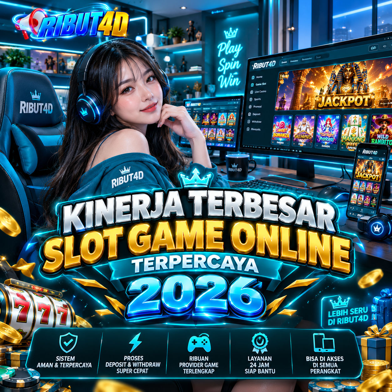 RIBUT4D >>> Kinerja Terbesar slot game online terpercaya 2026