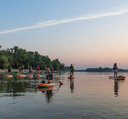 Sziget SUP túra a Dunán