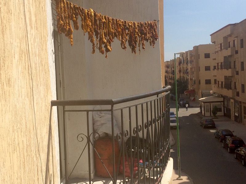 Meat Drying in the Sun; Eid al Adha; Moroccan Holiday