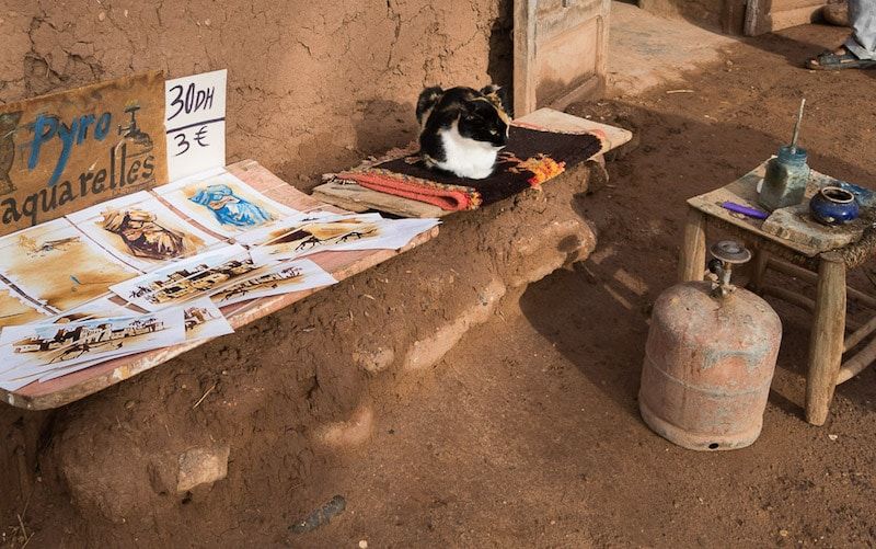 ait ben haddou fire paintings