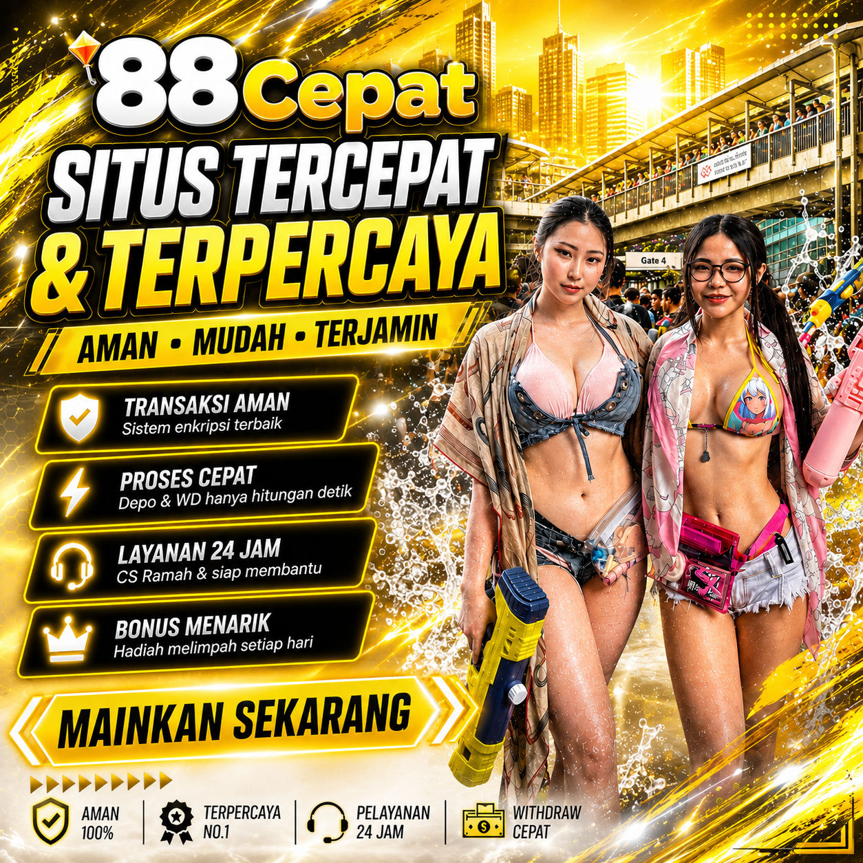 88Cepat x Mahjong | Pusat Slot Mahjong Scatter Hitam Berlisensi Resmi