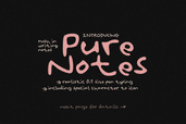 Purenotes Font 1
