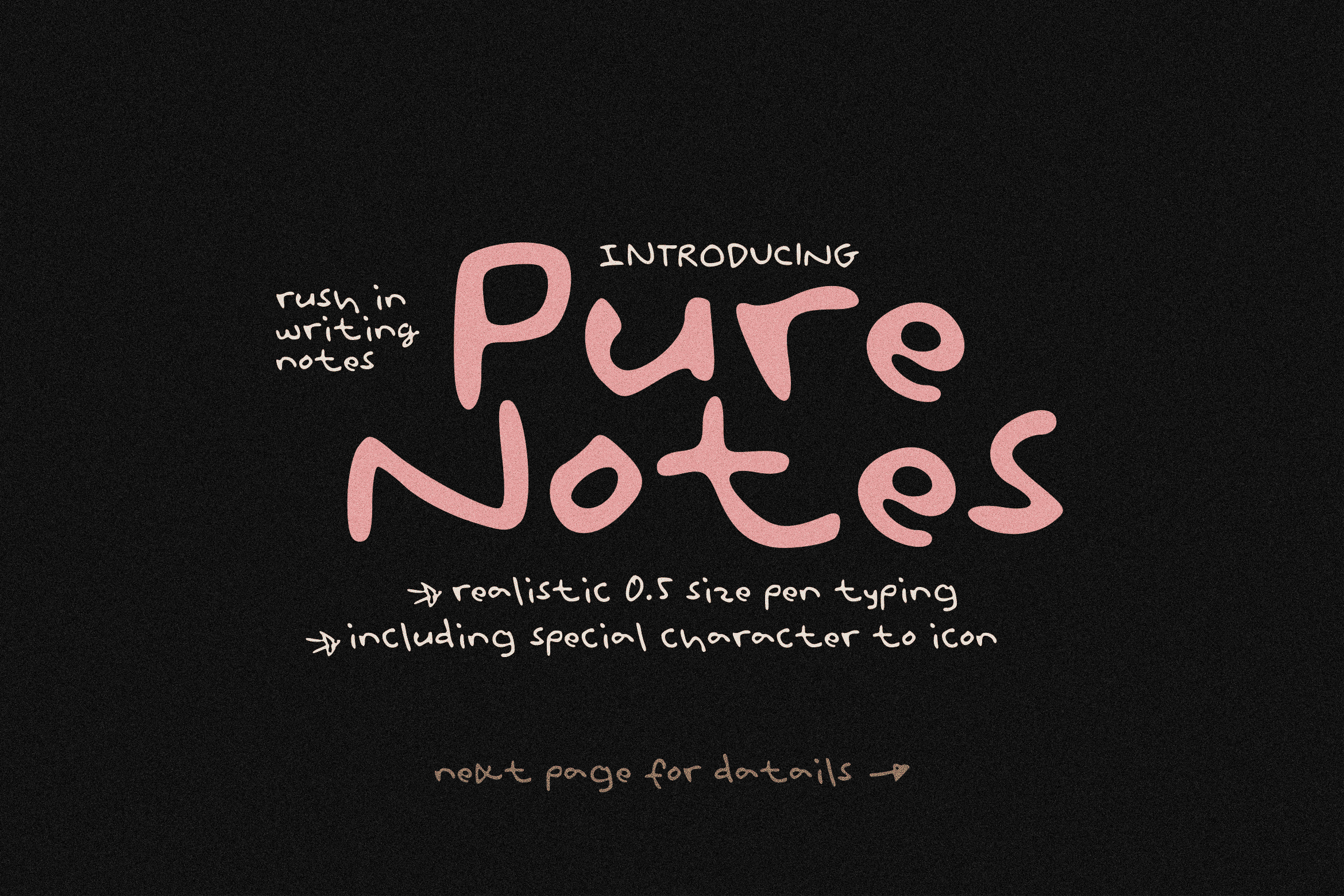 Purenotes Font 1