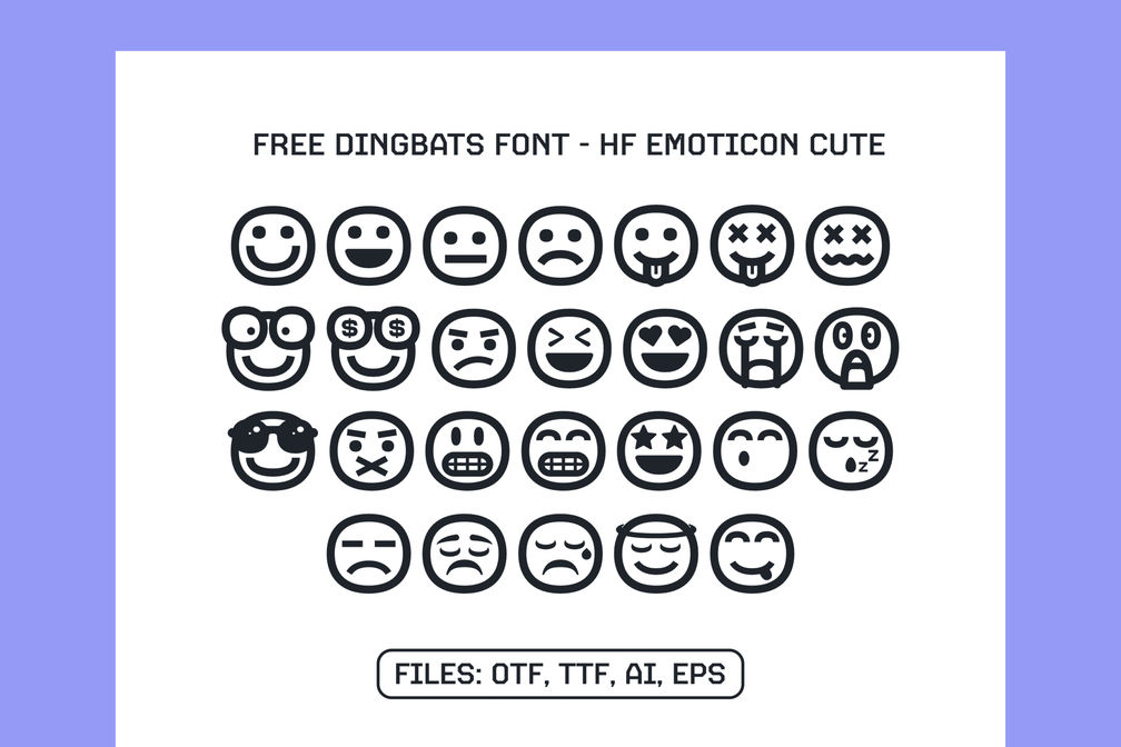Free Dingbats Emot 1 Scaled