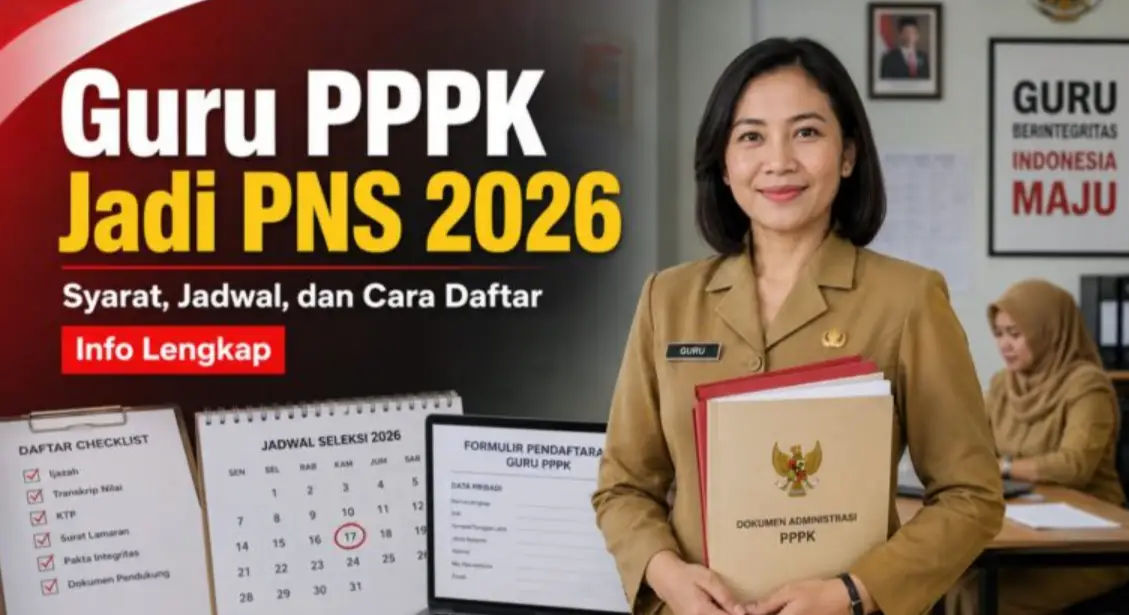 Apakah PPPK Guru Akan Jadi PNS? Cek Aturan Baru Per Agustus 2026