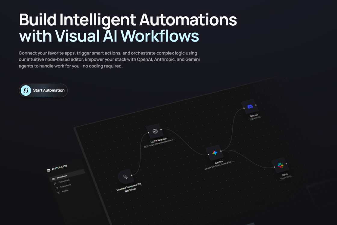 AutoNode - Workflow Automation
