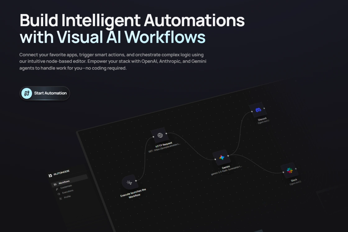 AutoNode - Workflow Automation