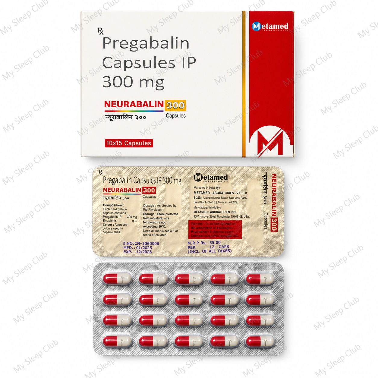 Buy Pregabalin Capsules IP 300 mg Online in the UK